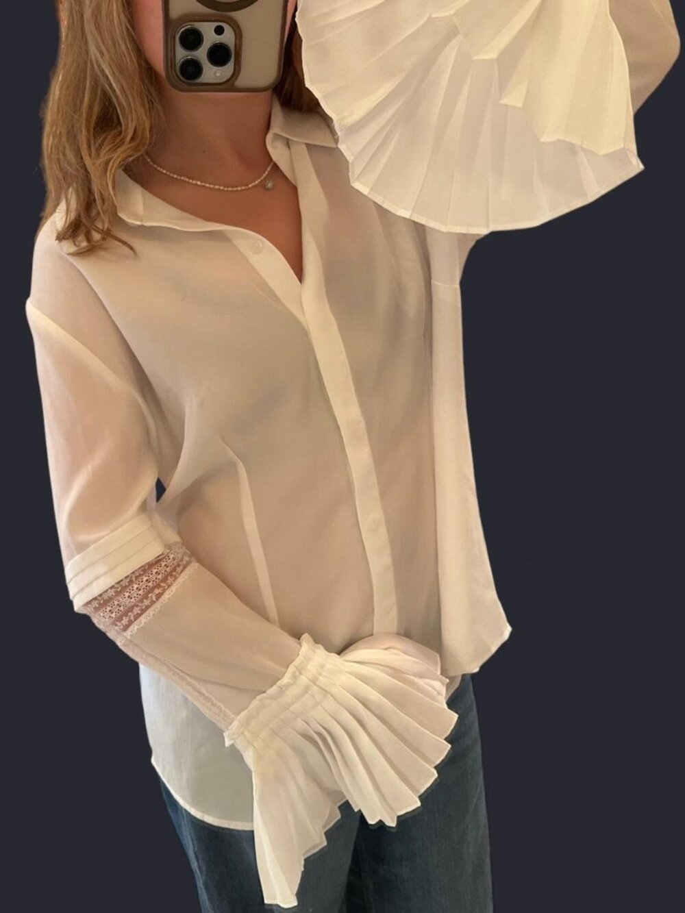 Chico's Women's White Blouse